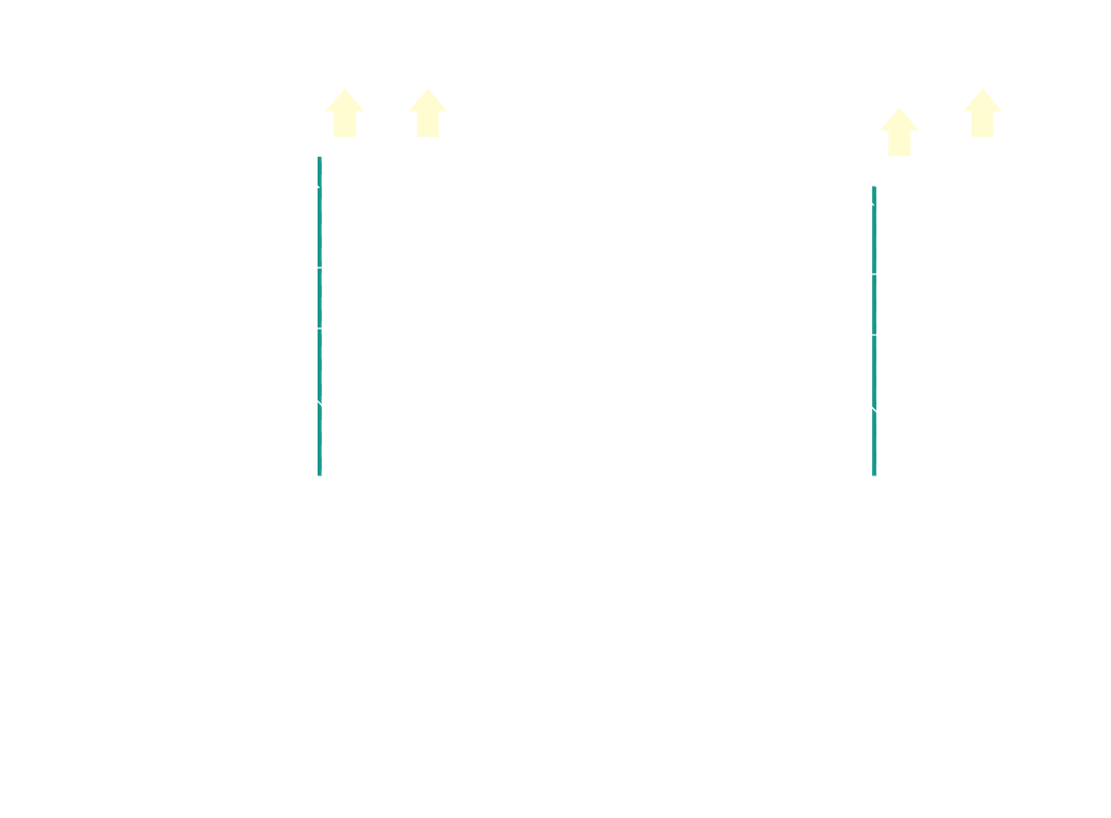側面発光（ストレートタイプ／テーパータイプ）の断面イメージ