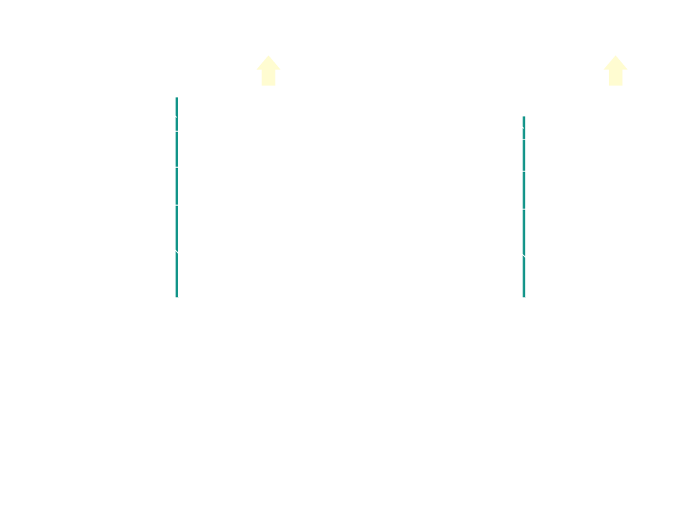 裏板側面発光（ストレートタイプ／テーパータイプ）の断面イメージ